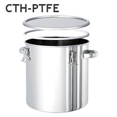 PTFEガスケット付クリップ容器/CTH-PTFE-18
