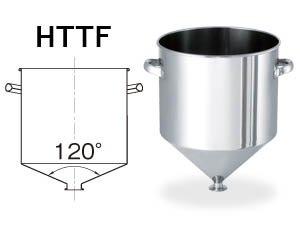 120°型円錐ホッパー容器