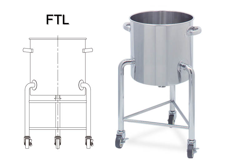 脚付フラット容器FTL