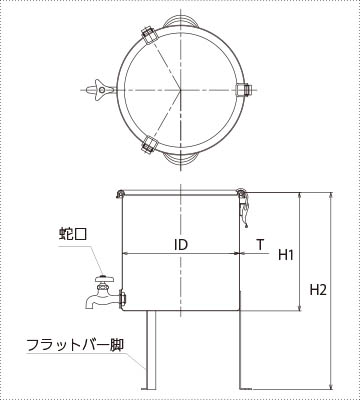 CTH-W-FL仕様図