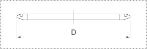 汎用レバーバンド密閉容器のガスケットの製品仕様図