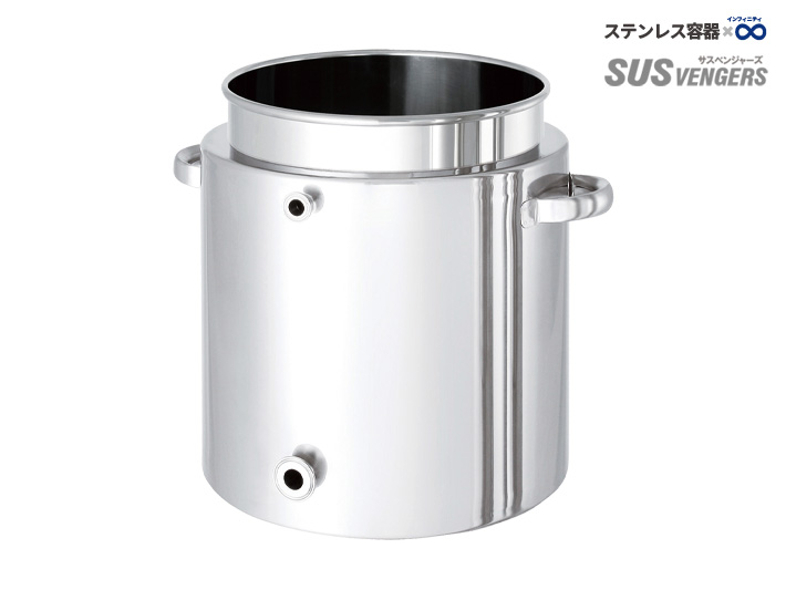 KTPJ 耐圧ジャケットスロープ容器｜つぶれない耐圧ジャケット・傾斜排出口・外観