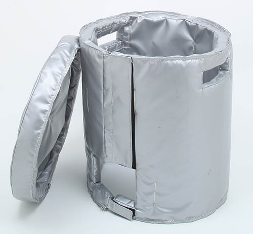 KTスロープ容器専用保温カバーの内面