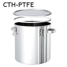 PTFEガスケット付クリップ容器/CTH-PTFE-36